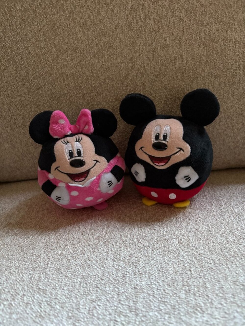 Mickey & Minnie Beanie Ballz (Ty)